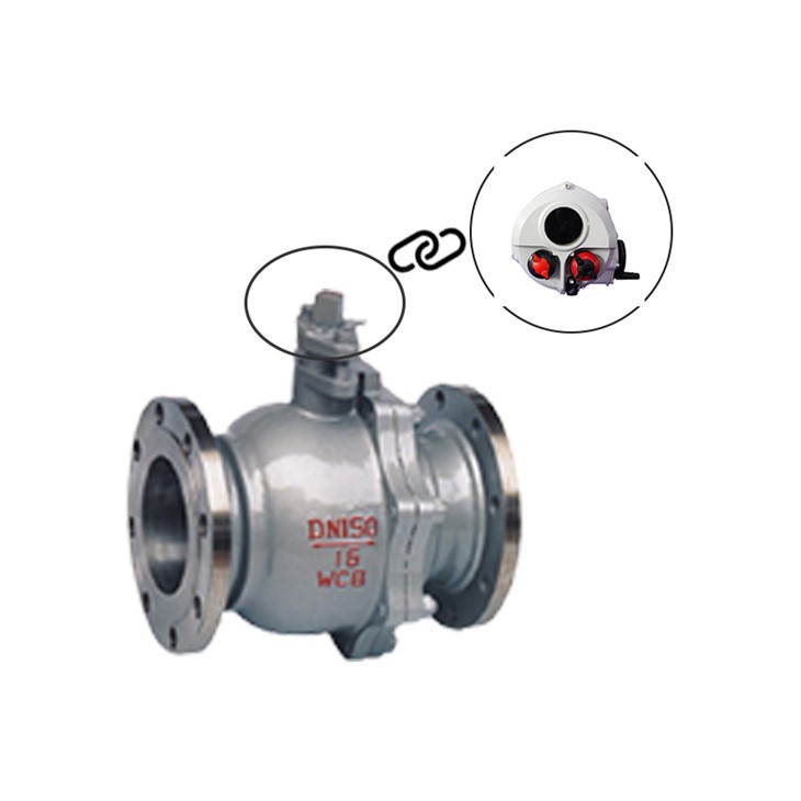ASTM WCB A216 Motor Drive Regulator Ball Valve