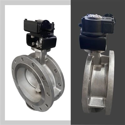 CF8 SS304 Gearbox Flange Butterfly Injap