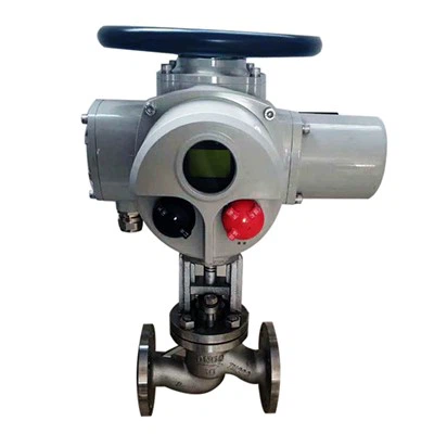 Penggerak Injap Glob Bebibir Modulasi Bermotor