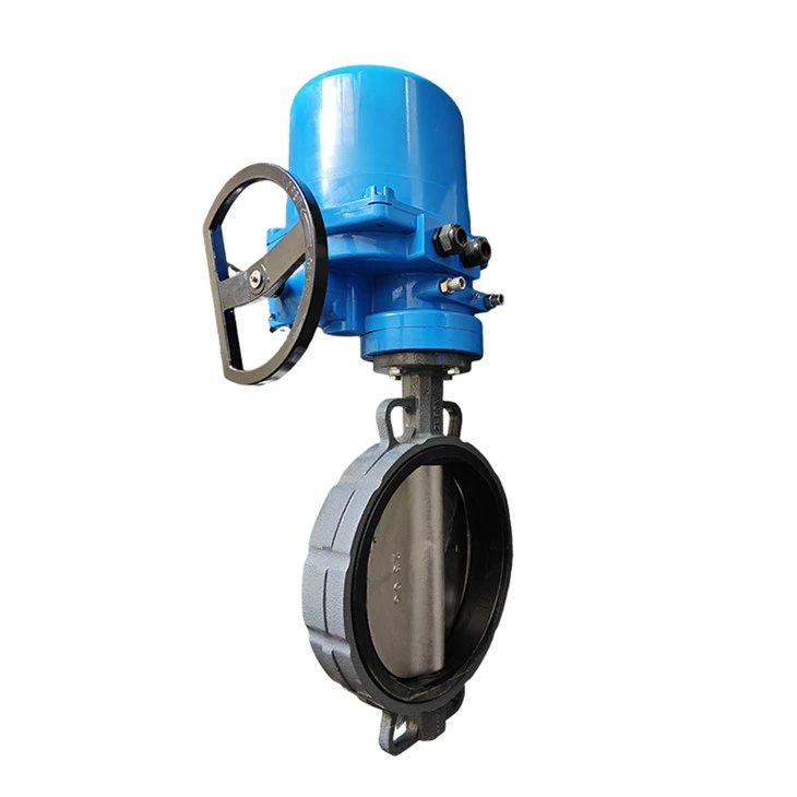 DN300 PN16 EPDM NBR Seal Wafer Butterfly Valve